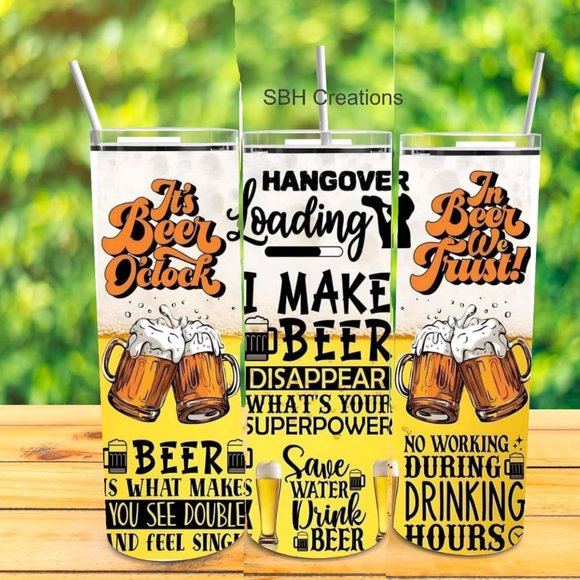 New 20 oz I make Beer Disappear insulated Tumbler - Picture 1 of 1